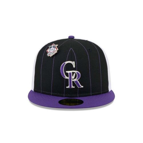New Era Colorado Rockies Pinstripe 59Fifty Fitted Hat - Primary Image