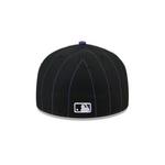 New Era Colorado Rockies Pinstripe 59Fifty Fitted Hat - Thumbnail 4 of 4