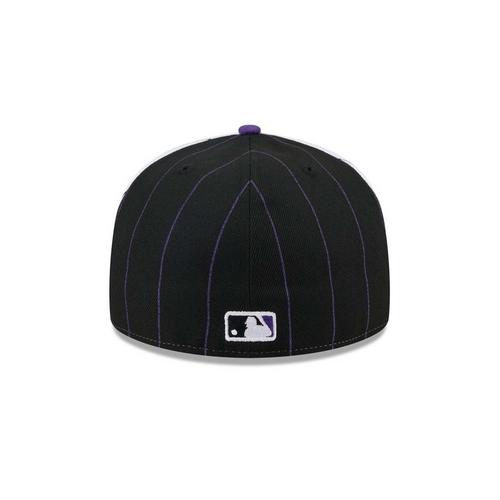 New Era Colorado Rockies Pinstripe 59Fifty Fitted Hat - Primary Image