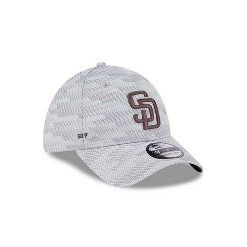 New Era San Diego Padres 2025 Clubhouse 39Thirty Flexfit Hat - Primary Image