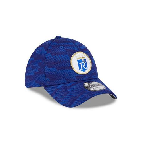 New Era Kansas City Royals 2025 Clubhouse Cooperstown 39Thirty Stretch Fit Hat - Primary Image