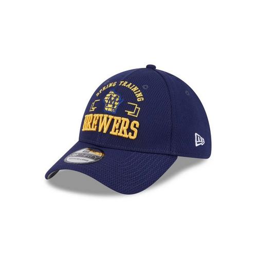 New Era Milwaukee Brewers 2025 Spring Training 39Thirty Flexfit Hat - Primary Image