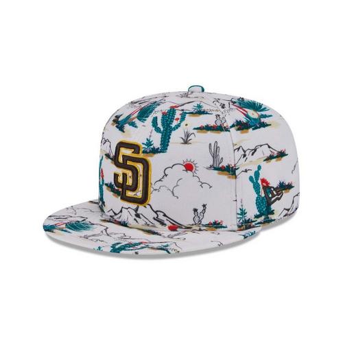 New Era San Diego Padres 2025 Spring Training Print 9Fifty Adjustable Hat - Primary Image