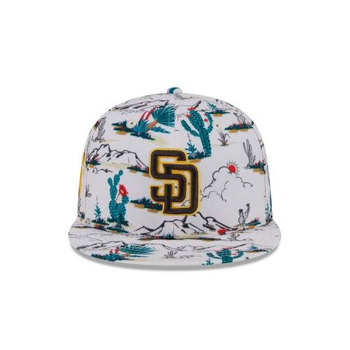 New Era San Diego Padres 2025 Spring Training Print 9Fifty Adjustable Hat - Primary Image