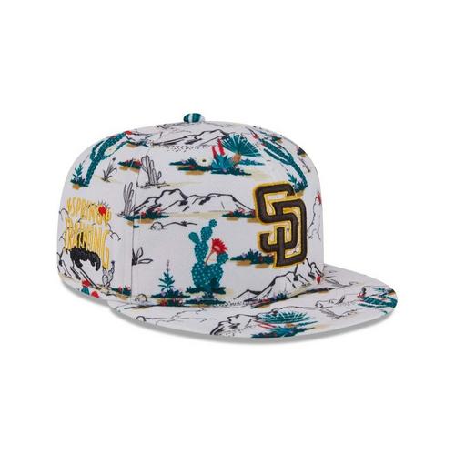 New Era San Diego Padres 2025 Spring Training Print 9Fifty Adjustable Hat - Primary Image
