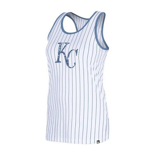 New Era Women's Kansas City Royals Pinstripe Tank Top - Primary Image