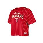 New Era Women's Texas Rangers Pinstripe T-Shirt - Thumbnail 1 of 2