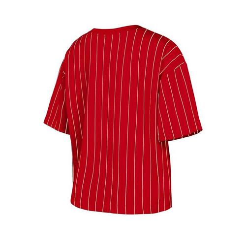 New Era Women's Texas Rangers Pinstripe T-Shirt - Primary Image