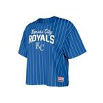 New Era Women's Kansas City Royals Pinstripe T-Shirt - Thumbnail 1 of 2