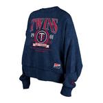 New Era Women's Minnesota Twins Block Crop Crew - Thumbnail 1 of 2