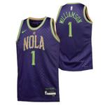 Nike Kids' Boys New Orleans Pelicans Zion Williamson #1 2024 City Edition Jersey - Thumbnail 1 of 3