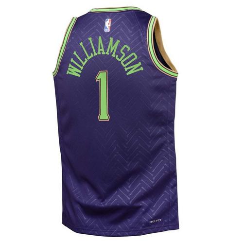Nike Kids' Boys New Orleans Pelicans Zion Williamson #1 2024 City Edition Jersey - Primary Image
