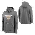 Nike Kids' Chicago Bulls 2024 City Edition Logo Hoodie - Thumbnail 1 of 3