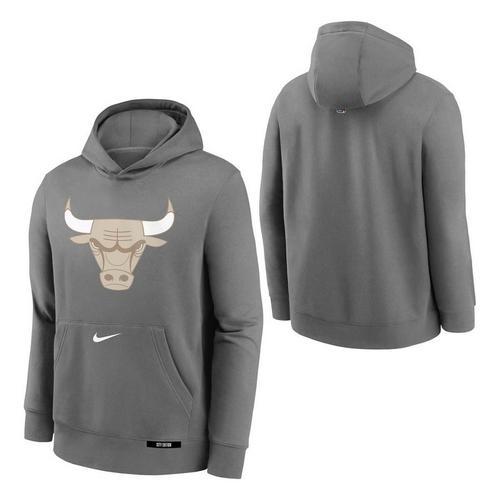 Nike Kids' Chicago Bulls 2024 City Edition Logo Hoodie - Primary Image