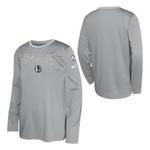 Nike Kids' Dallas Mavericks 2024 City Edition Pregame Long Sleeve T-Shirt - Thumbnail 1 of 3