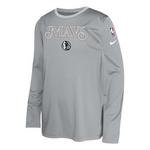 Nike Kids' Dallas Mavericks 2024 City Edition Pregame Long Sleeve T-Shirt - Thumbnail 2 of 3