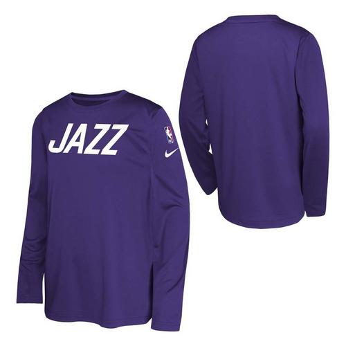 Nike Kids' Utah Jazz 2024 City Edition Pregame Long Sleeve T-Shirt - Primary Image