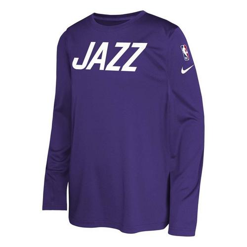 Nike Kids' Utah Jazz 2024 City Edition Pregame Long Sleeve T-Shirt - Primary Image