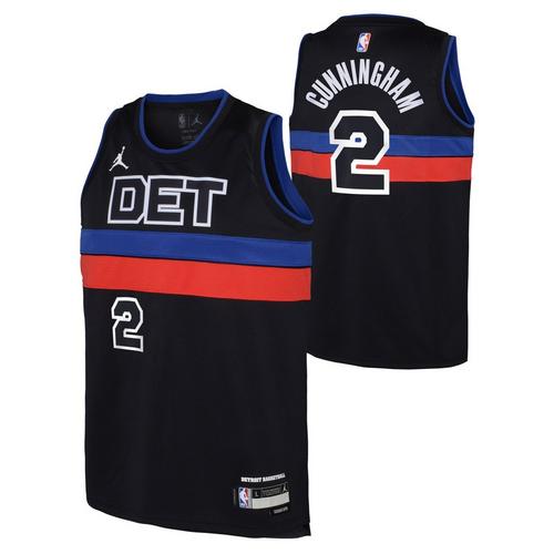 Nike Kids' Boys Detroit Pistons Cade Cunningham #2 Statement Edition Jersey - Primary Image