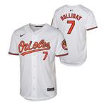 Nike Kids' Baltimore Orioles Jackson Holliday #7 Home Limited Jersey - Thumbnail 1 of 3