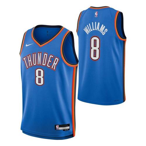 Nike Kids' Boys Oklahoma City Thunder Jalen Williams #8 Icon Edition Swingman Jersey - Primary Image