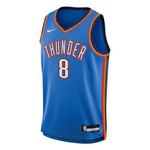 Nike Kids' Boys Oklahoma City Thunder Jalen Williams #8 Icon Edition Swingman Jersey - Thumbnail 3 of 3