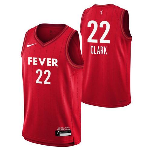 Nike Kids' Indiana Fever Caitlin Clark #22 Rebel Edition Jersey - Primary Image