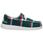Big Kids' HEYDUDE Wally Confetti Plaid Cozy Shoes - Thumbnail 1 of 5