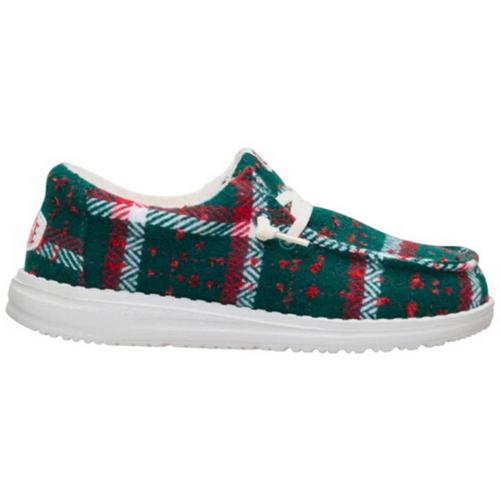 Little Kids' HEYDUDE Wally Confetti Plaid Cozy Shoes - Primary Image