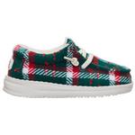 Toddler HEYDUDE Wally Confetti Plaid Cozy Shoes - Thumbnail 1 of 5