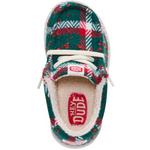 Toddler HEYDUDE Wally Confetti Plaid Cozy Shoes - Thumbnail 2 of 5