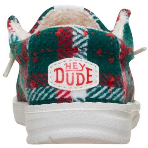 Toddler HEYDUDE Wally Confetti Plaid Cozy Shoes - Primary Image