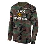Nike Iowa Hawkeyes Salute to Service Military Legend Long Sleeve T-Shirt - Thumbnail 1 of 2