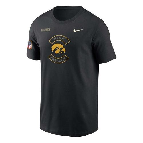 Nike Iowa Hawkeyes DriFit Salute to Service Military T-Shirt - Primary Image