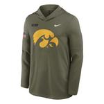 Nike Iowa Hawkeyes Salute to Service Lightweigh Military Long Sleeve Shirt - Thumbnail 1 of 2