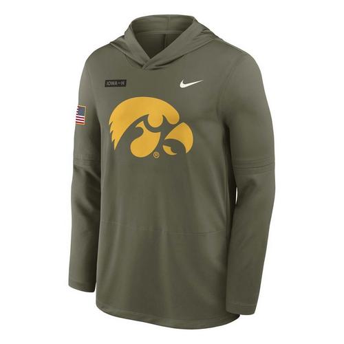 Nike Iowa Hawkeyes Salute to Service Lightweigh Military Long Sleeve Shirt - Primary Image