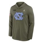 Nike North Carolina Tar Heels Salute to Service Lightweigh Military Long Sleeve Shirt - Thumbnail 1 of 2