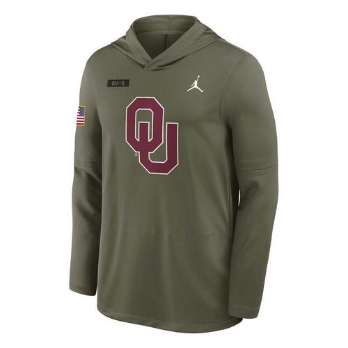 Nike Oklahoma Sooners Salute to Service Lightweigh Military Long Sleeve Shirt - Primary Image