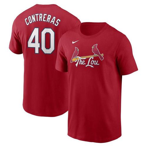 Nike St. Louis Cardinals Willson Contreras #40 City Connect Name & Number T-Shirt - Primary Image