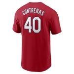 Nike St. Louis Cardinals Willson Contreras #40 City Connect Name & Number T-Shirt - Thumbnail 2 of 3