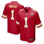 Nike Kansas City Chiefs Xavier Worthy #1 Game Jersey - Thumbnail 1 of 3