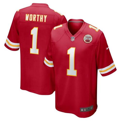 Nike Kansas City Chiefs Xavier Worthy #1 Game Jersey - Primary Image