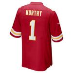 Nike Kansas City Chiefs Xavier Worthy #1 Game Jersey - Thumbnail 2 of 3