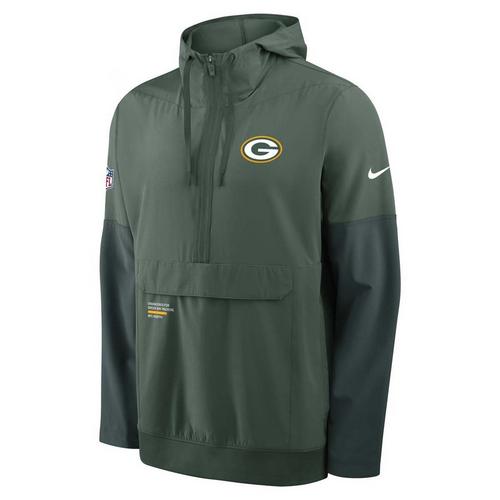 Nike Green Bay Packers 2025 Sideline Anorak Jacket | SCHEELS.com