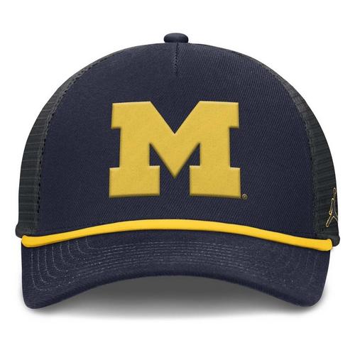 Nike Michigan Wolverines Rise Mesh Stretch Fit Hat - Primary Image