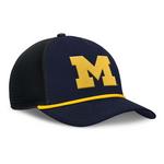 Nike Michigan Wolverines Rise Mesh Stretch Fit Hat - Thumbnail 4 of 7