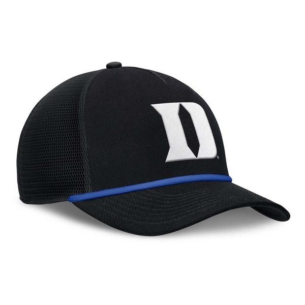 Duke Blue Devils Nike Rise Mesh Flexfit Hat M/L Black