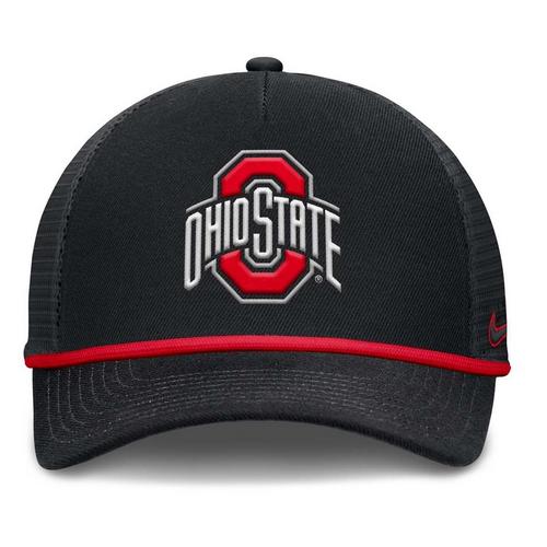 Nike Ohio State Buckeyes Rise Mesh Stretch Fit Hat - Primary Image