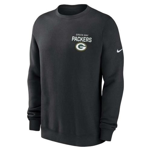 Nike Green Bay Packers Club Chest Logo Crewneck - Primary Image