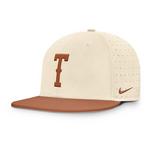 Nike Texas Longhorns DriFit Flat Brim Fitted Hat - Thumbnail 1 of 5